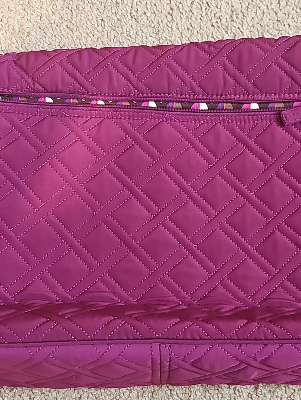 Vera Bradley MAGENTA  Quilted 16